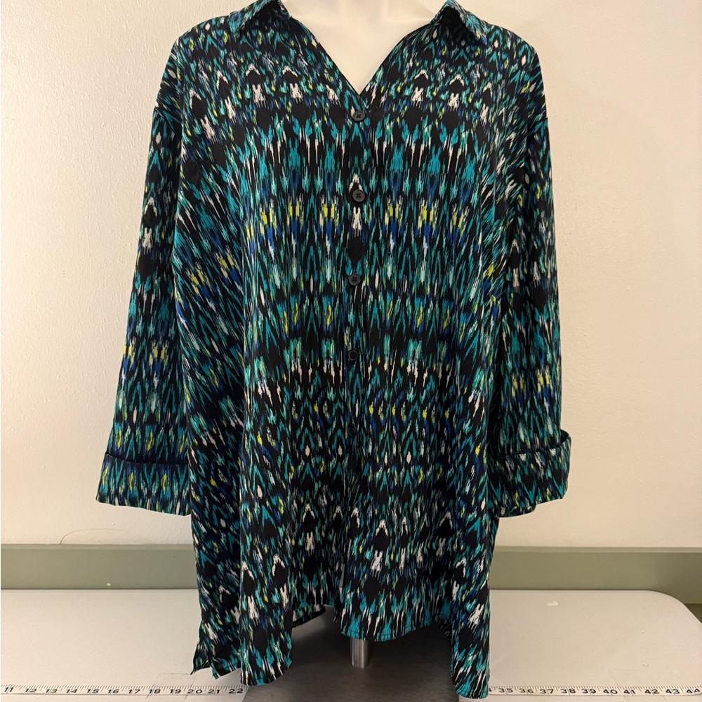 Catherines multicolor Button Down Shirt